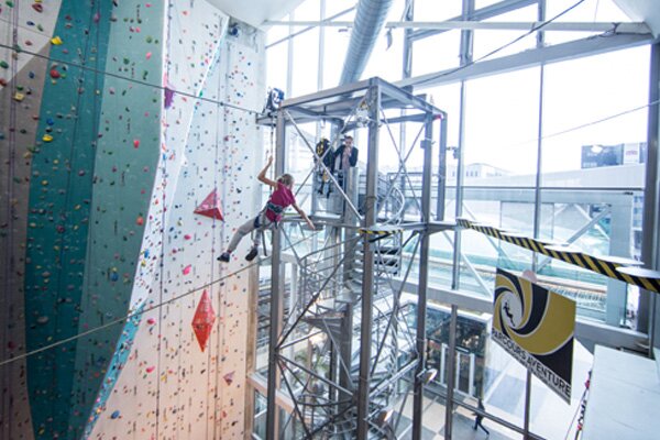 parcours aventure escalade lyon confluence